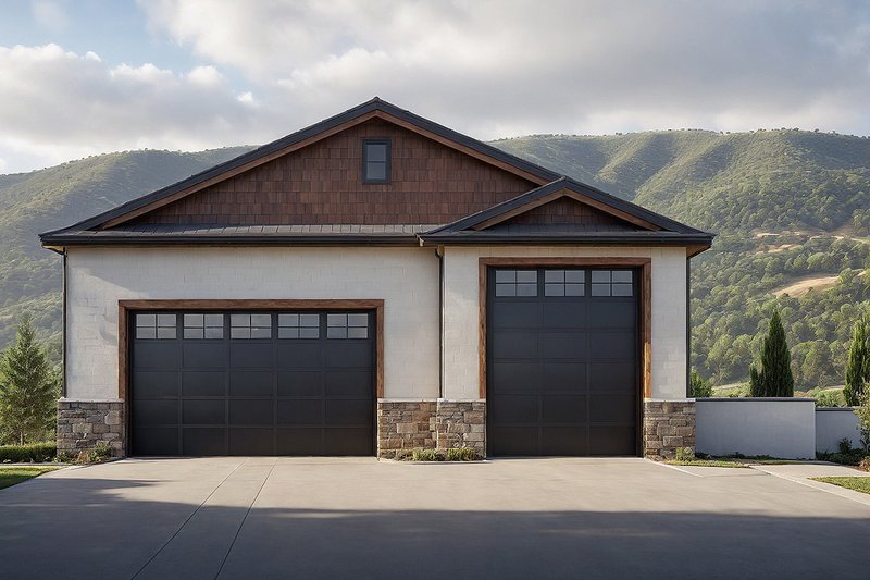 Craftsman Style House Plan - 0 Beds 0 Baths 1552 Sq/Ft Plan #124-1442
