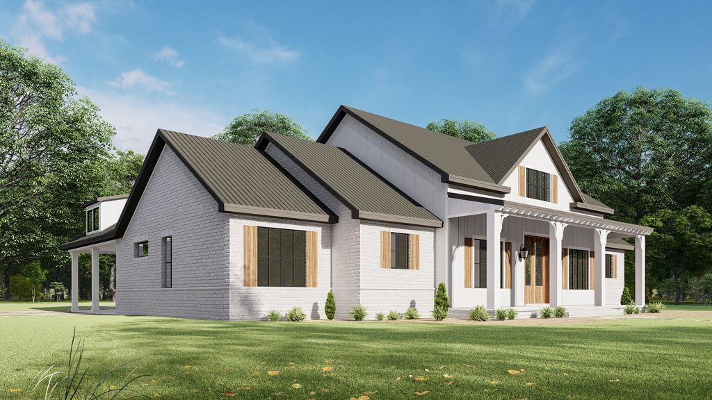 Exterior - Other Elevation 1 for Farmhouse House Plan #1092-72 - 3 bed, 3.5 bath