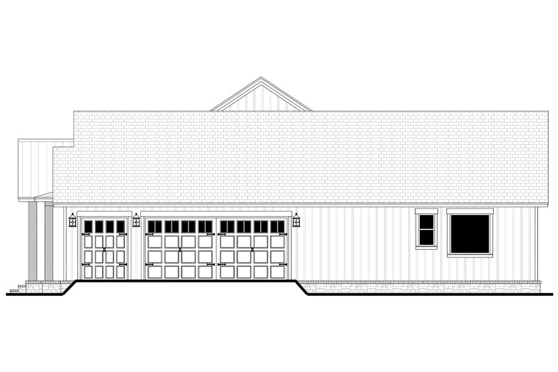 Architectural House Design - Exterior - Other Elevation 1 for Farmhouse House Plan #430-326 - 3 bed, 2.5 bath