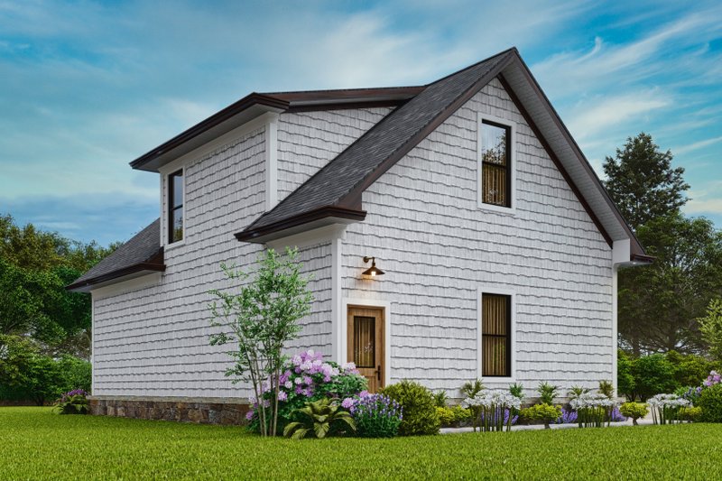 Dream House Plan - Exterior - Rear Elevation for Traditional House Plan #54-595, 1 bath