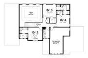 Modern Style House Plan - 4 Beds 3.5 Baths 2503 Sq/Ft Plan #20-2268 