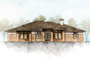 Contemporary Exterior - Front Elevation Plan #80-216