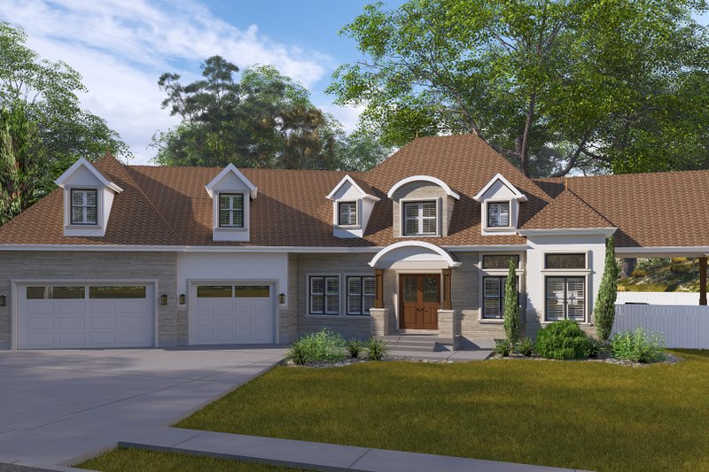 Dream House Plan - European Exterior - Front Elevation Plan #1060-278