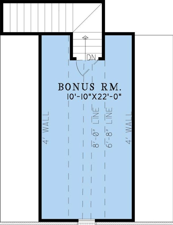 Architectural House Design - Floor Plan - Other Floor for Traditional House Plan #923-501 - 3 bed, 2 bath
