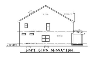 Exterior - Other Elevation for Traditional House Plan #20-2529 - 4 bed, 3.5 bath