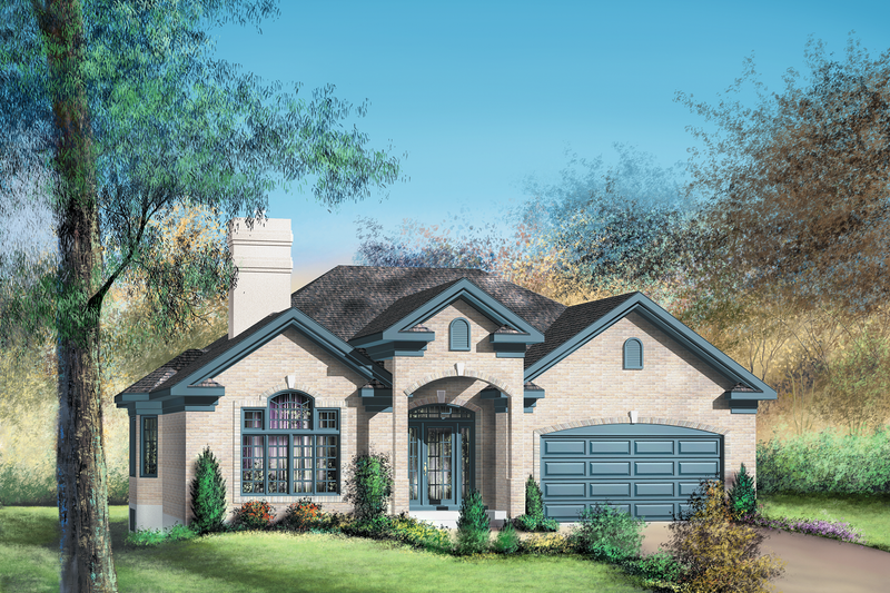 Traditional Style House Plan - 3 Beds 2 Baths 1749 Sq/Ft Plan #25-148