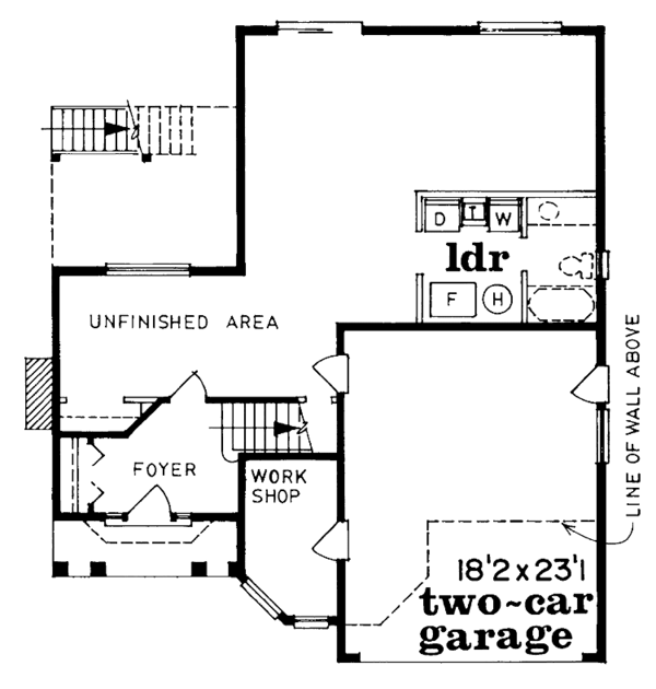 House Blueprint - Country Floor Plan - Main Floor Plan #47-727