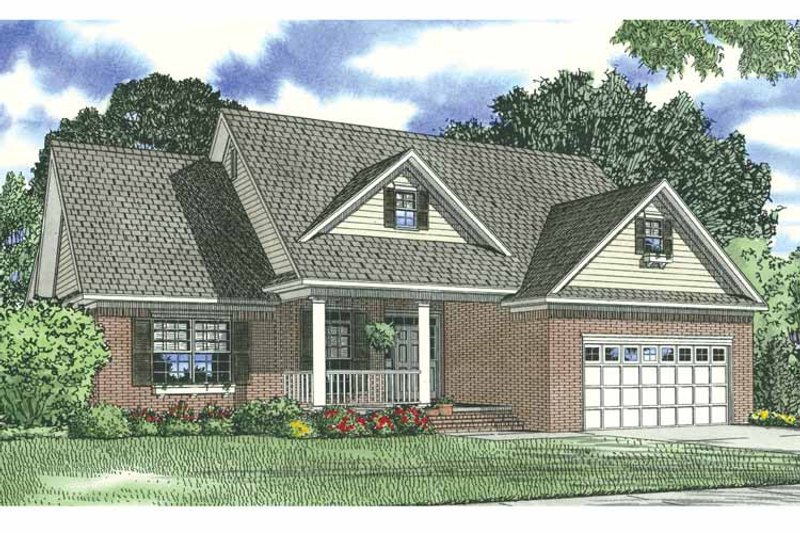 Home Plan - Exterior - Front Elevation 3 for Traditional House Plan #17-2690 - 3 bed, 2 bath