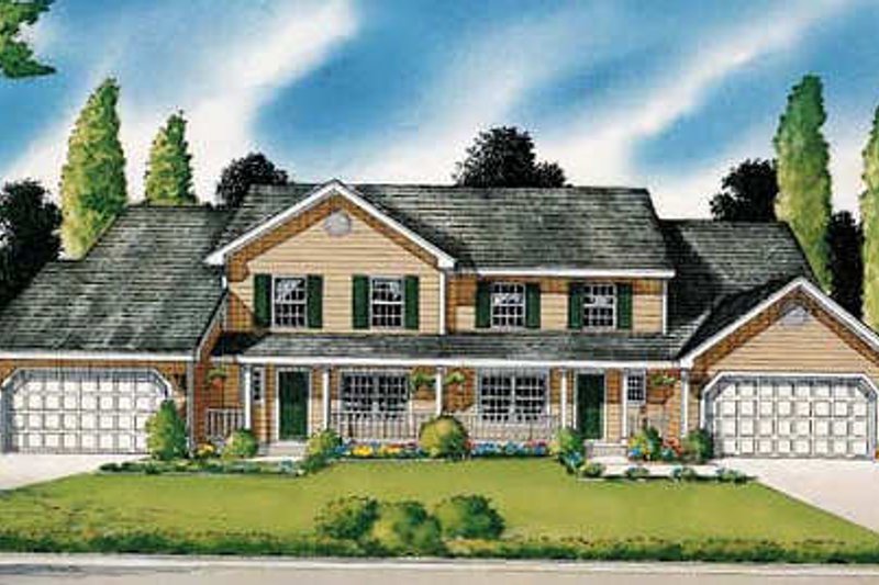 Traditional Style House Plan - 3 Beds 2.5 Baths 3288 Sq/Ft Plan #312-139