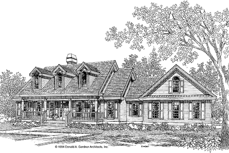 Home Plan - Exterior - Front Elevation for Country House Plan #929-180 - 3 bed, 2.5 bath