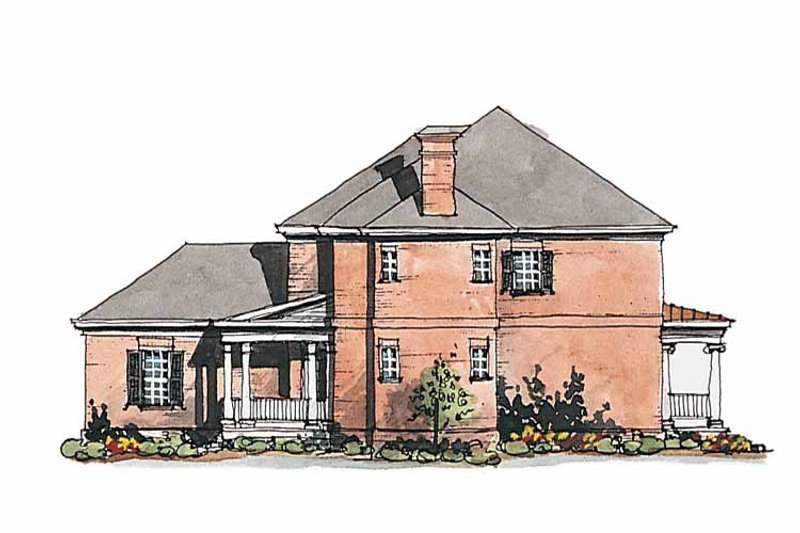House Plan Design - Exterior - Other Elevation for Classical House Plan #429-185 - 4 bed, 3.5 bath