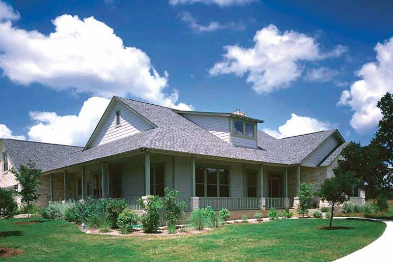 Dream House Plan - Prairie Exterior - Front Elevation Plan #472-185