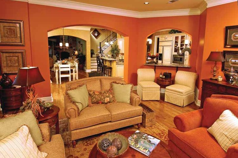 Home Plan - Interior - Family Room for Country House Plan #952-276 - 4 bed, 3 bath