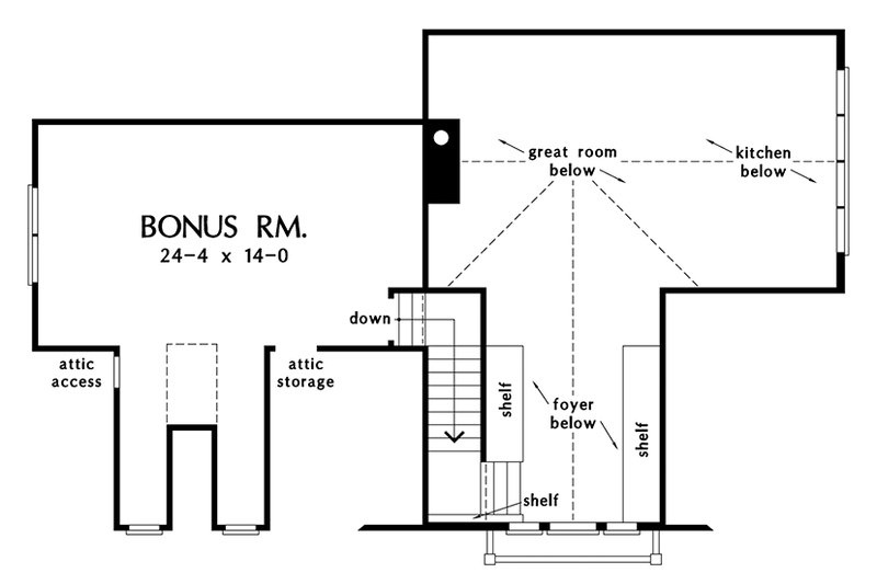 Dream House Plan - Floor Plan - Other Floor for Ranch House Plan #929-994 - 3 bed, 2.5 bath