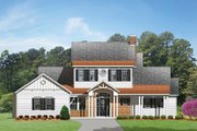 Country Style House Plan - 4 Beds 4.5 Baths 3708 Sq/Ft Plan #1058-80 