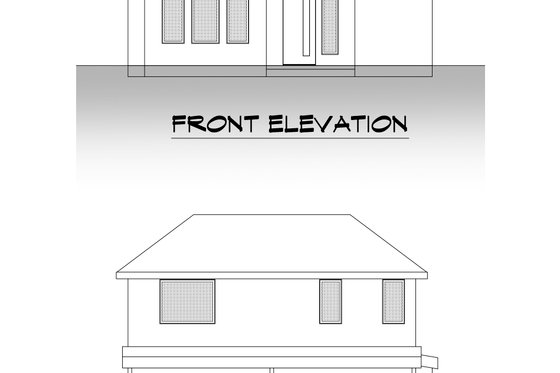 Exterior - Other Elevation 1 for Farmhouse House Plan #1066-221 - 3 bed, 2.5 bath