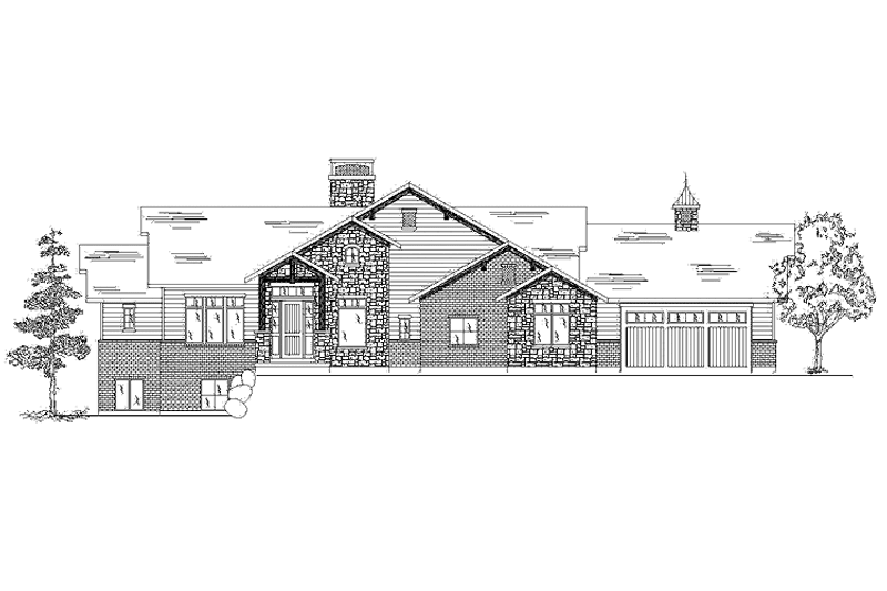 House Blueprint - Traditional Exterior - Front Elevation Plan #945-106