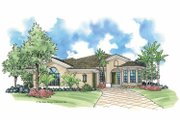 Mediterranean Style House Plan - 2 Beds 2 Baths 1404 Sq/Ft Plan #930-384 