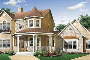 Exterior - Other Elevation for Victorian House Plan #23-2016 - 3 bed, 2.5 bath
