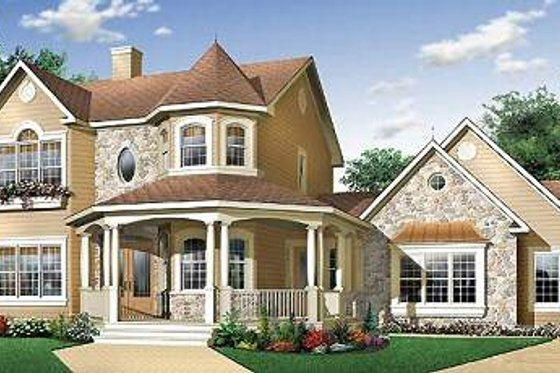 Exterior - Other Elevation for Victorian House Plan #23-2016 - 3 bed, 2.5 bath
