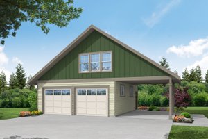 Traditional Exterior - Front Elevation Plan #124-1275