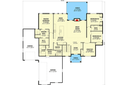 Craftsman Style House Plan - 4 Beds 2.5 Baths 2520 Sq/Ft Plan #1089-13 Floor 