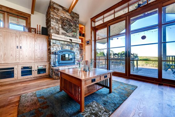 Interior - Family Room 1 for Barndominium House Plan #1042-18 - 3 bed, 3 bath