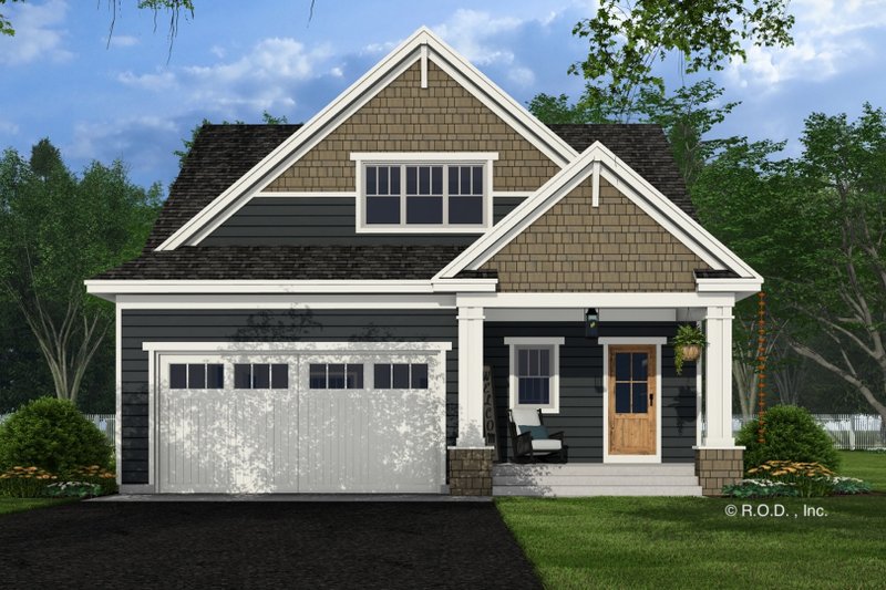 House Design - Exterior - Front Elevation 4 for Bungalow House Plan #51-1286 - 3 bed, 3.5 bath