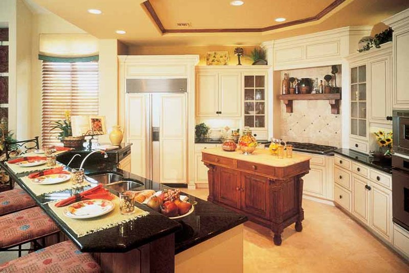 Home Plan - Interior - Kitchen for Mediterranean House Plan #930-189 - 3 bed, 4.5 bath