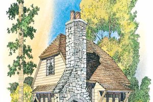 Dream House Plan - European Exterior - Front Elevation Plan #1016-65
