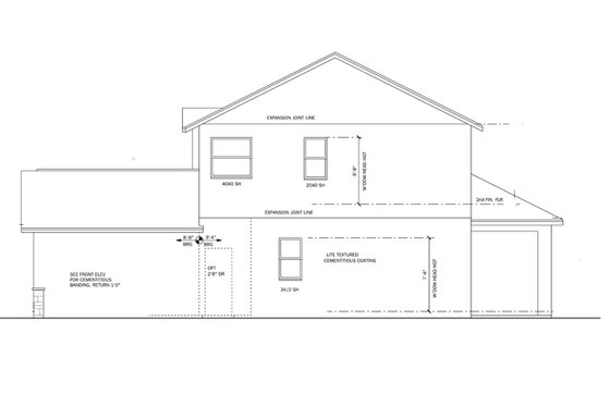 Floor Plan - Other Floor for Prairie House Plan #1058-22 - 4 bed, 2.5 bath