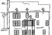 Colonial Style House Plan - 4 Beds 3 Baths 2057 Sq/Ft Plan #927-896 