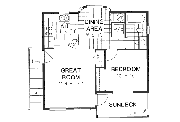 Traditional Floor Plan - Upper Floor Plan #18-4526