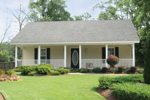Country Exterior - Front Elevation Plan #44-203