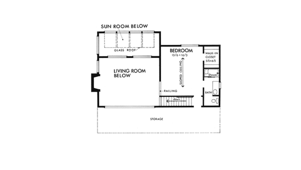 House Plan Design - Prairie Floor Plan - Upper Floor Plan #320-1222