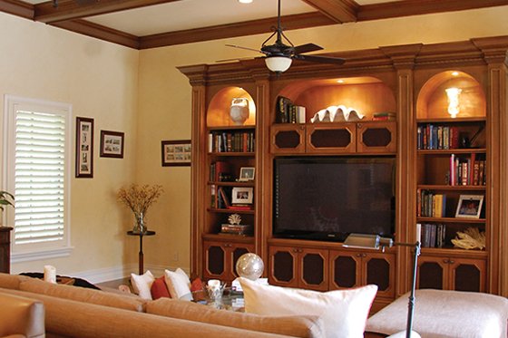 Interior - Family Room 2 for Mediterranean House Plan #1058-11 - 5 bed, 5 bath