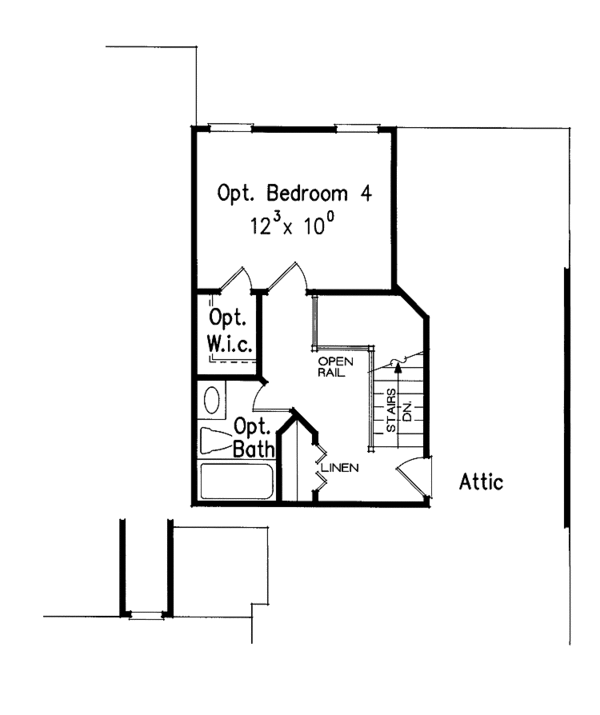 Architectural House Design - Colonial Floor Plan - Other Floor Plan #927-788