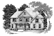 Victorian Style House Plan - 4 Beds 3.5 Baths 2868 Sq/Ft Plan #927-542 