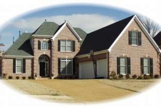 Exterior - Front Elevation for European House Plan #81-1077 - 3 bed, 2.5 bath