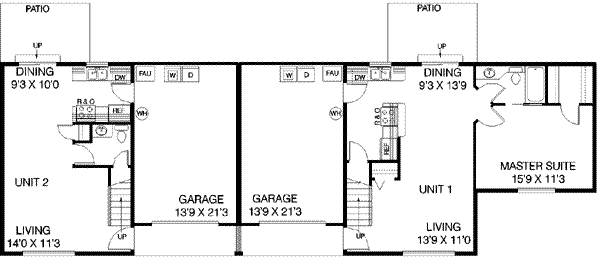 Home Plan - Traditional Floor Plan - Main Floor Plan #60-474