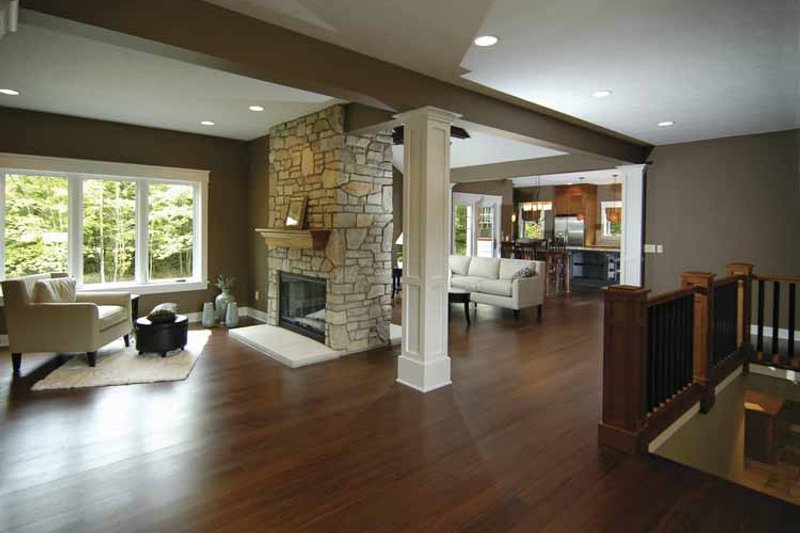 Home Plan - Interior - Family Room for Bungalow House Plan #928-169 - 2 bed, 2.5 bath
