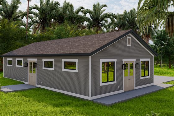 Exterior - Other Elevation 1 for Traditional House Plan #1060-310, 0 bath
