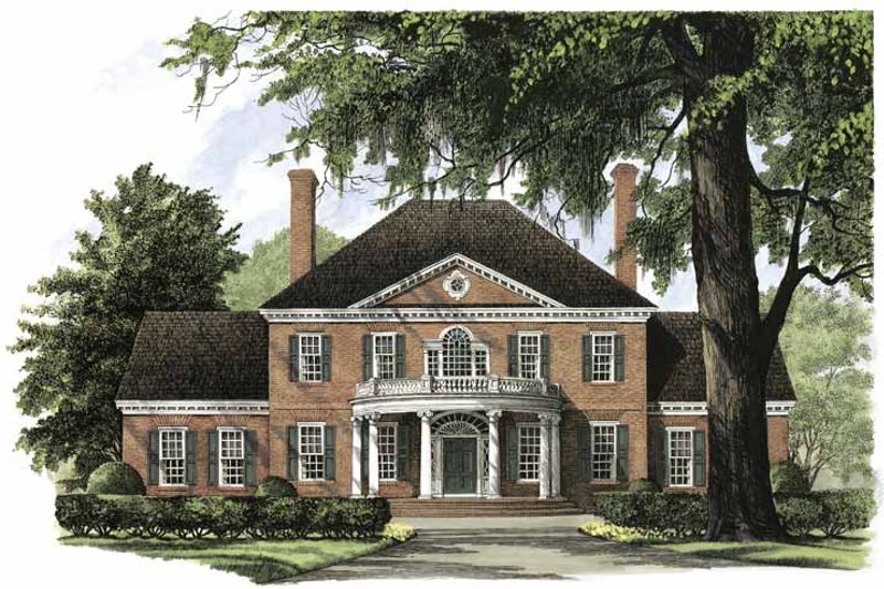 Home Plan - Classical Exterior - Front Elevation Plan #137-301