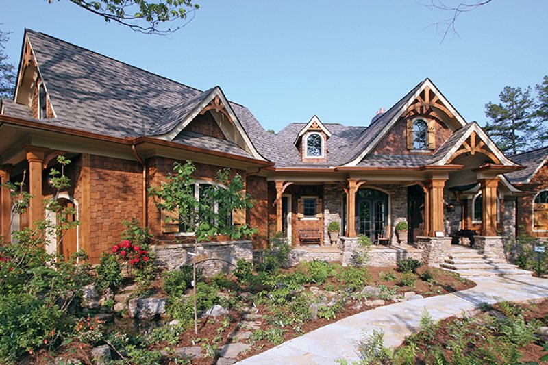 Architectural House Design - Exterior - Front Elevation 3 for Craftsman House Plan #54-245 - 3 bed, 2.5 bath