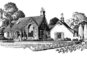 Dream House Plan - Country Exterior - Front Elevation Plan #1016-14