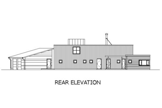 Exterior - Other Elevation 6 for Modern House Plan #433-2 - 3 bed, 2.5 bath
