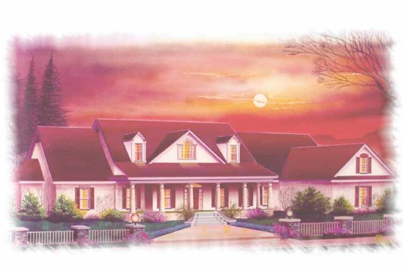 Dream House Plan - Classical Exterior - Front Elevation Plan #15-358