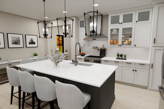 Interior - Kitchen 1 for Farmhouse House Plan #51-1481 - 3 bed, 3.5 bath