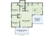 Craftsman Style House Plan - 2 Beds 1 Baths 859 Sq/Ft Plan #17-2606 