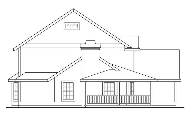 Home Plan - Exterior - Other Elevation for Farmhouse House Plan #124-171 - 3 bed, 2.5 bath